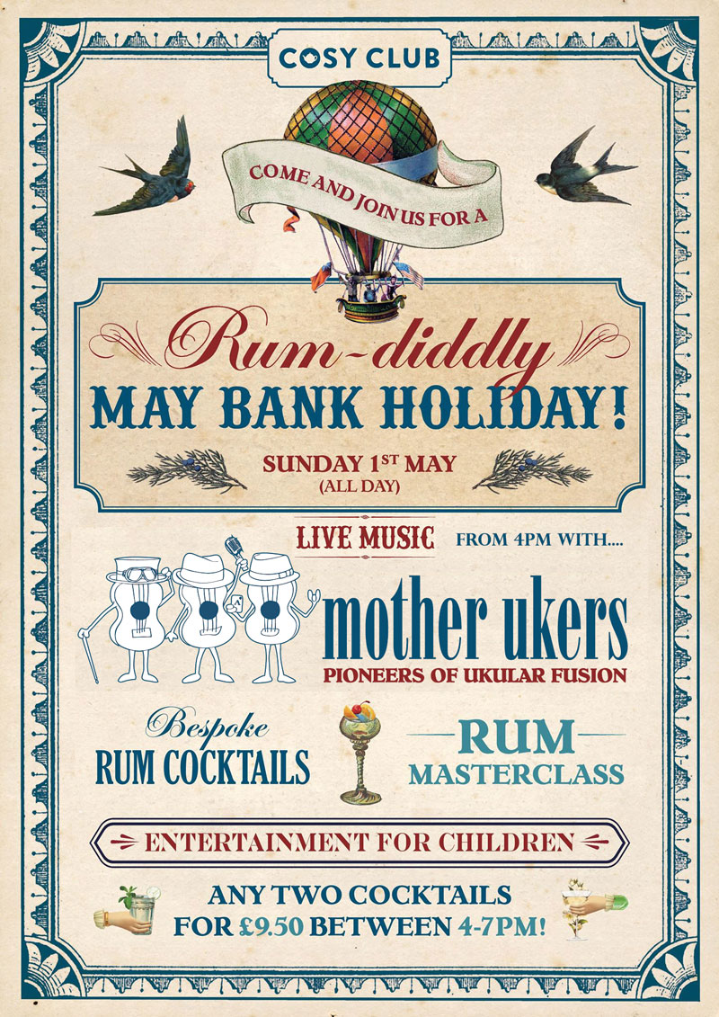 Ukulele Band at Cosy Club Rum Diddly